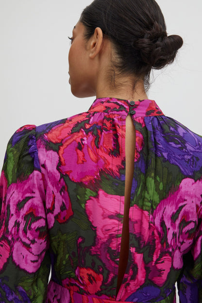 B.young Maxi Jurken Jurk Ibine Dames Fuchsia
