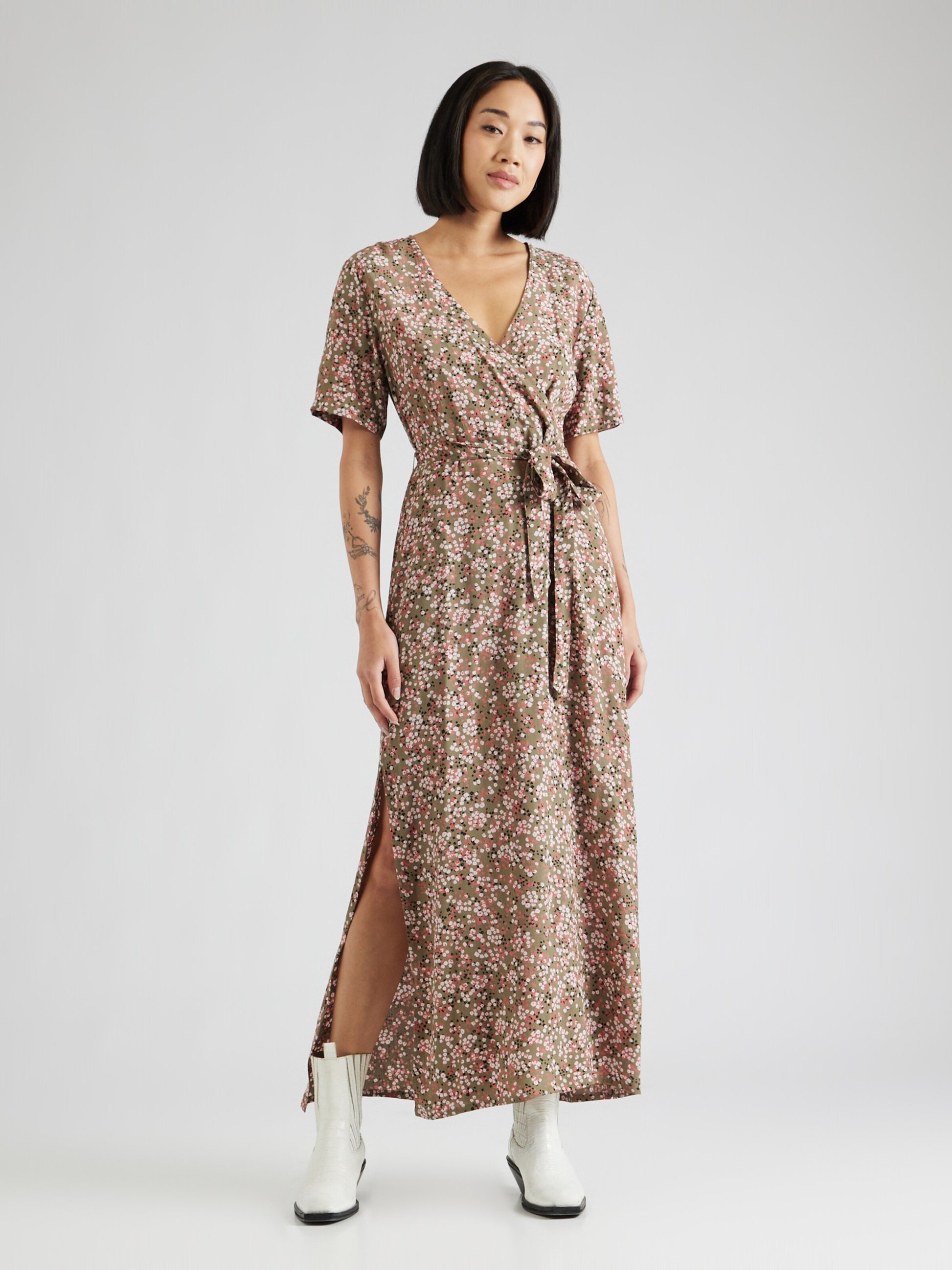 MbyM Maxi Jurken Jurk Semira Dames Kaki