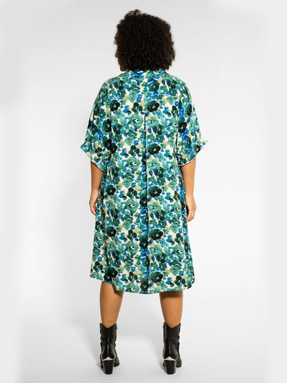 Studio Blousejurken Blousejurk Gunda Dames Groen