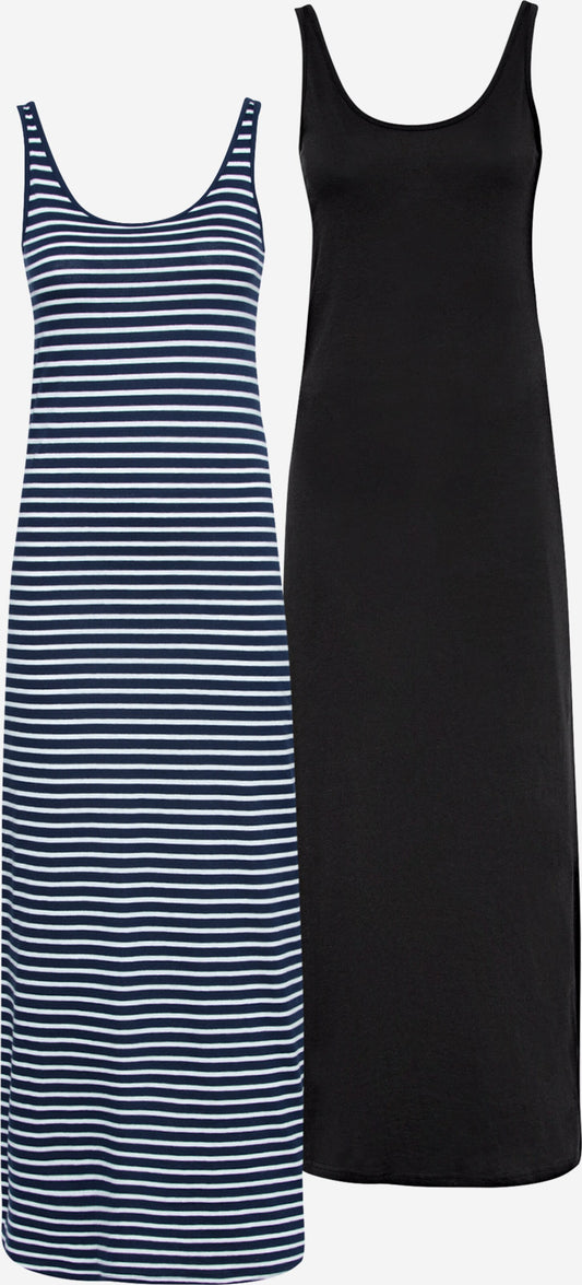 Vero Moda Zomerjurken Zomerjurk NANNA Dames Donkerblauw / Zwart