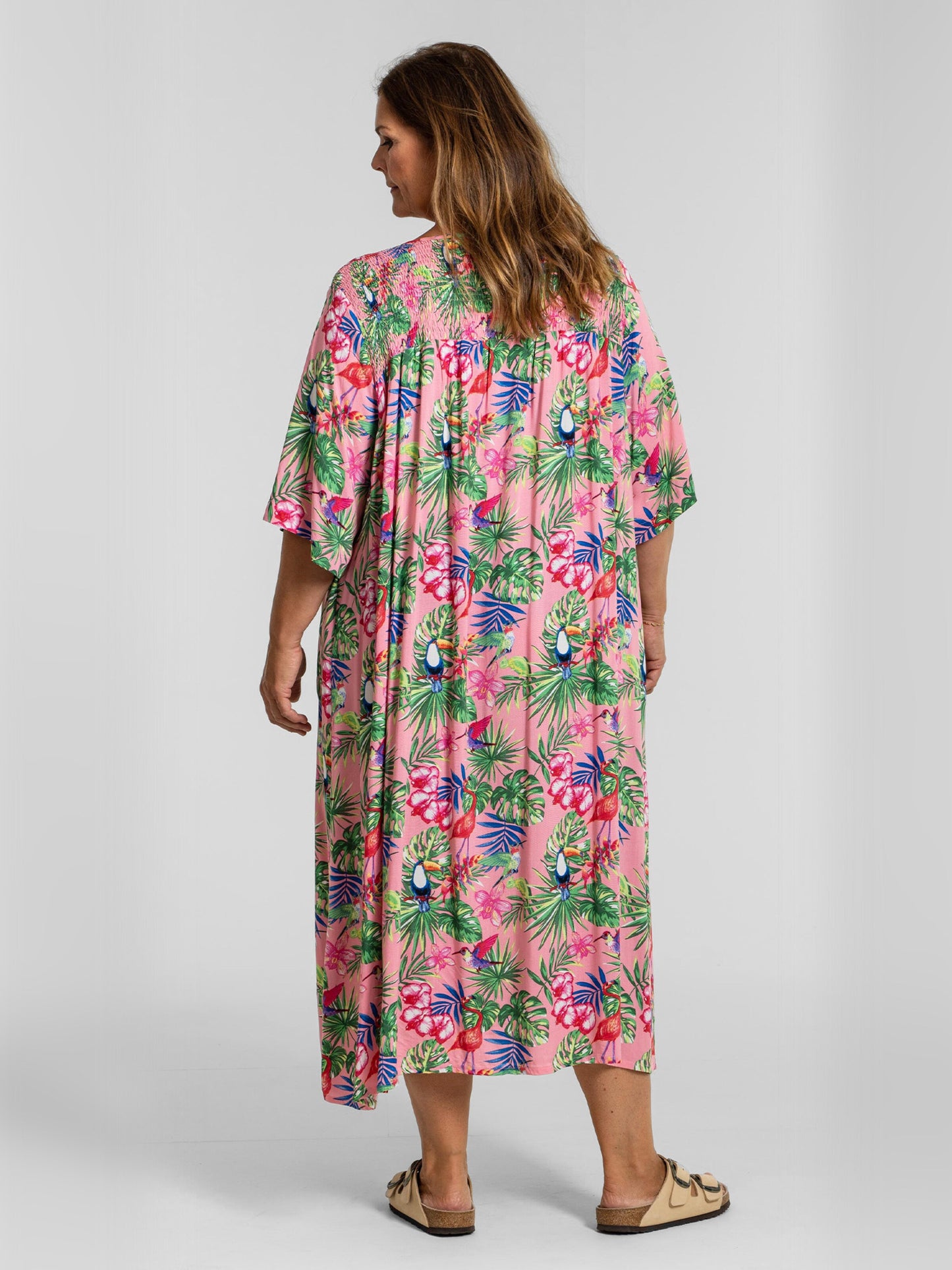  Zomerjurken Zomerjurk Adelina Dames Oudroze