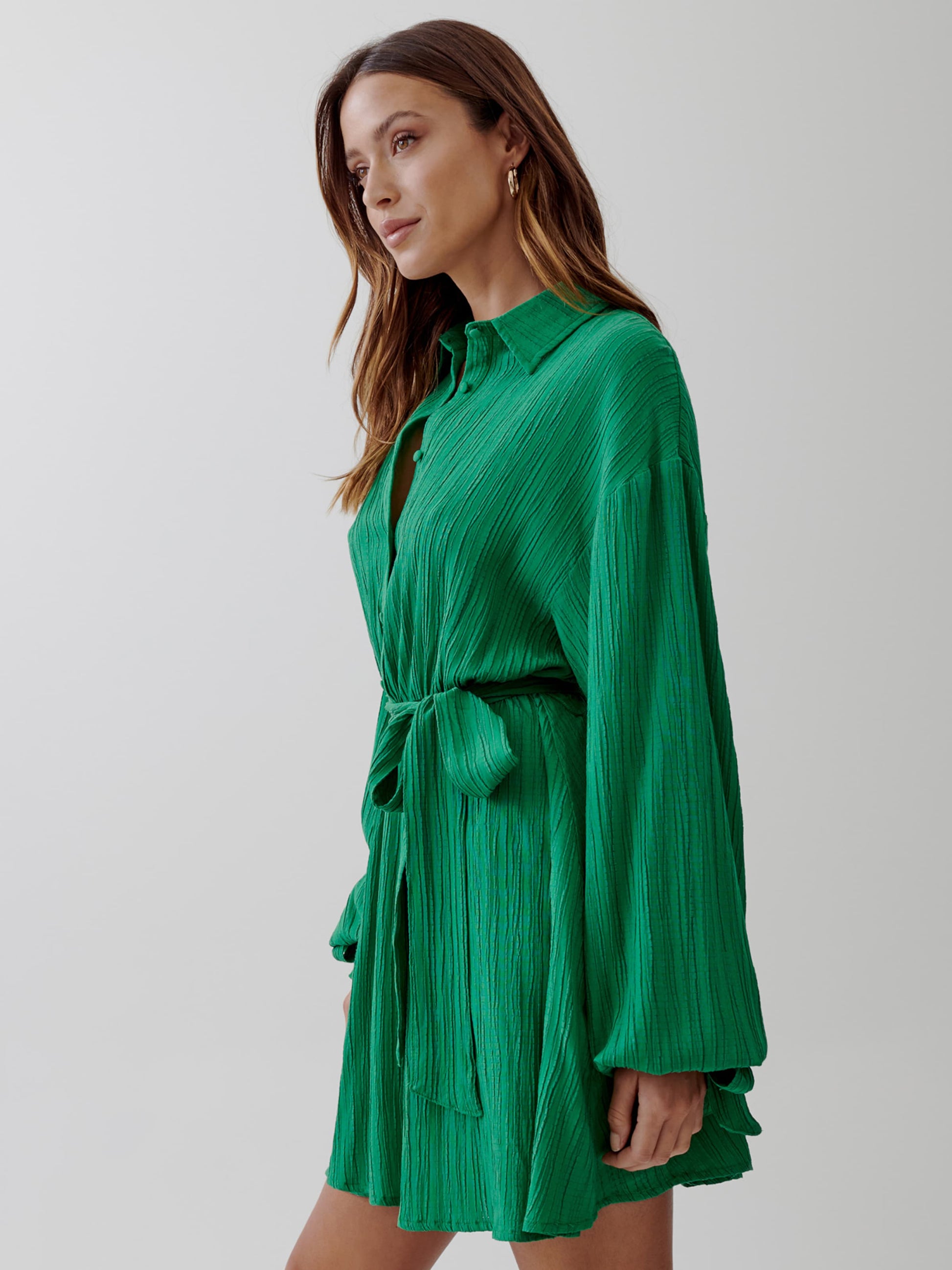 Tussah Blousejurken Blousejurk TANA Dames Groen