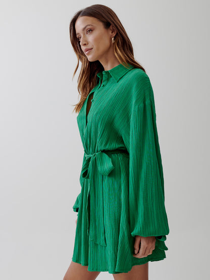 Tussah Blousejurken Blousejurk TANA Dames Groen