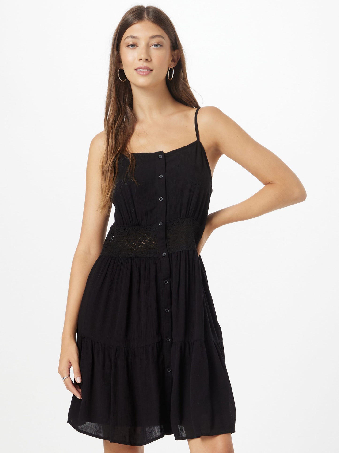 About You Zomerjurken Zomerjurk Hanni Dames Zwart