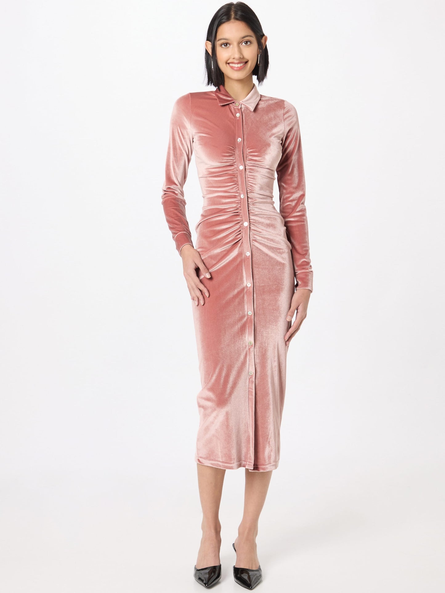  Blousejurken Blousejurk Dames Oudroze