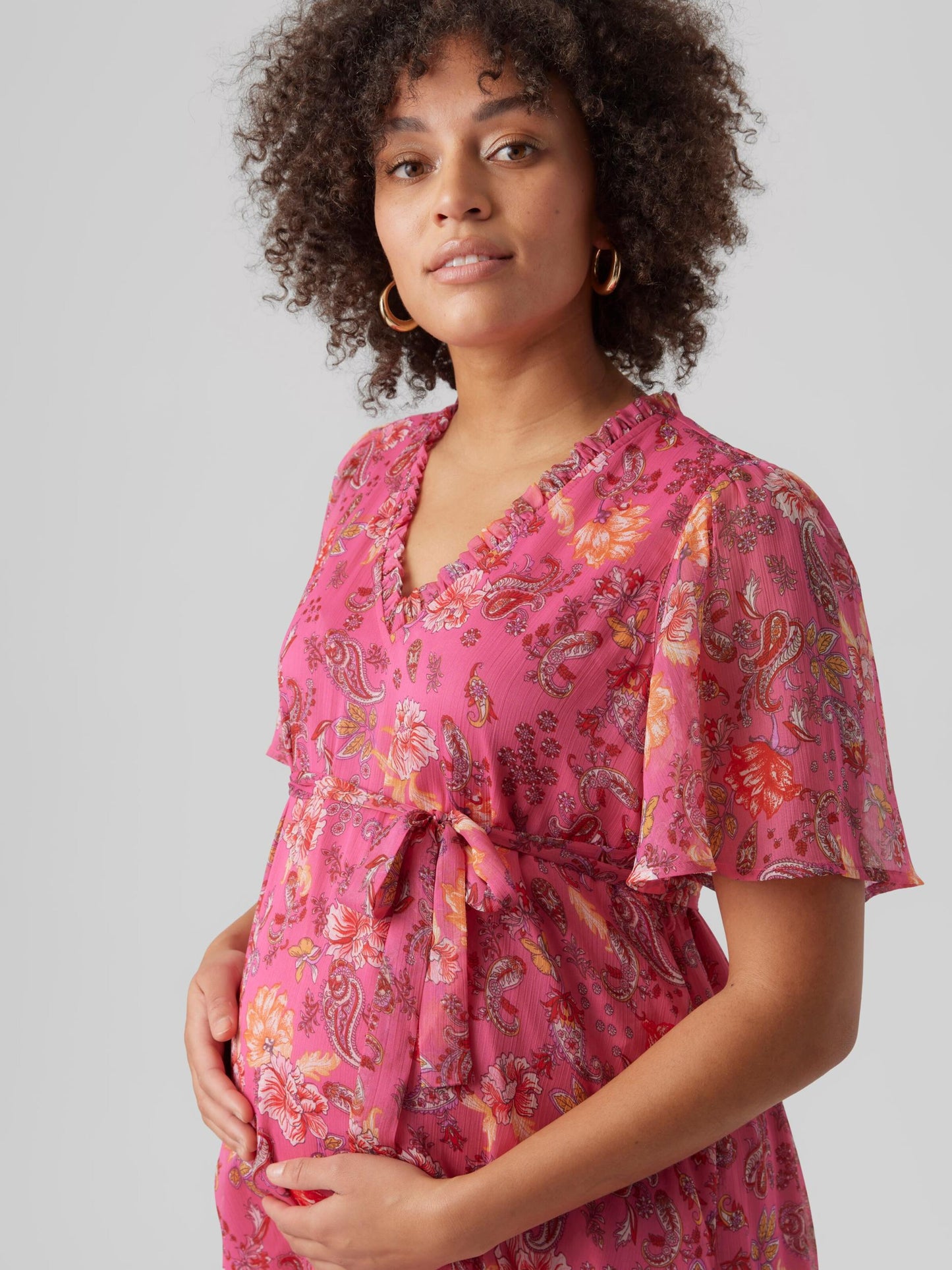  Maxi Jurken Jurk SILO Dames Roze
