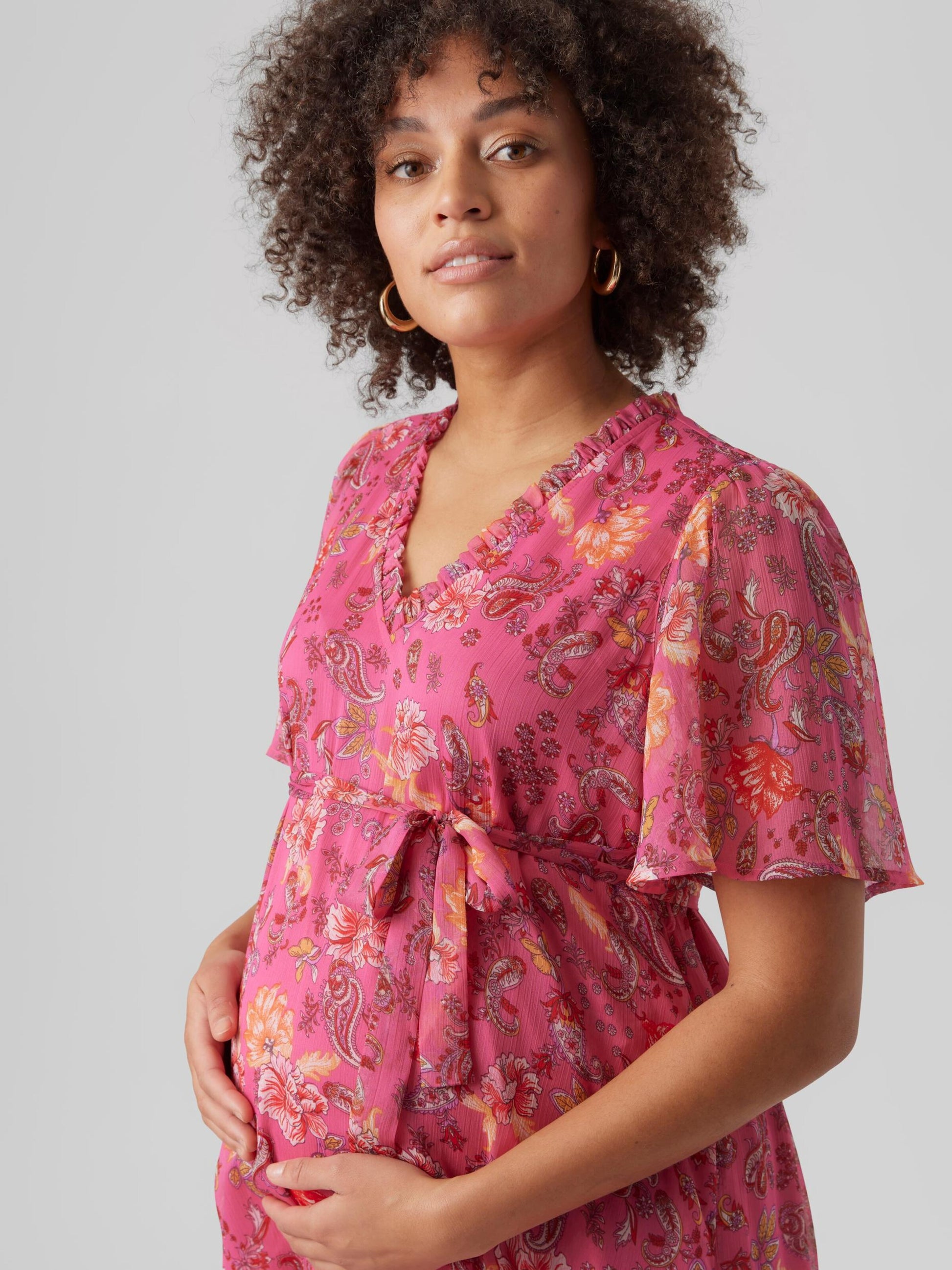  Maxi Jurken Jurk SILO Dames Roze