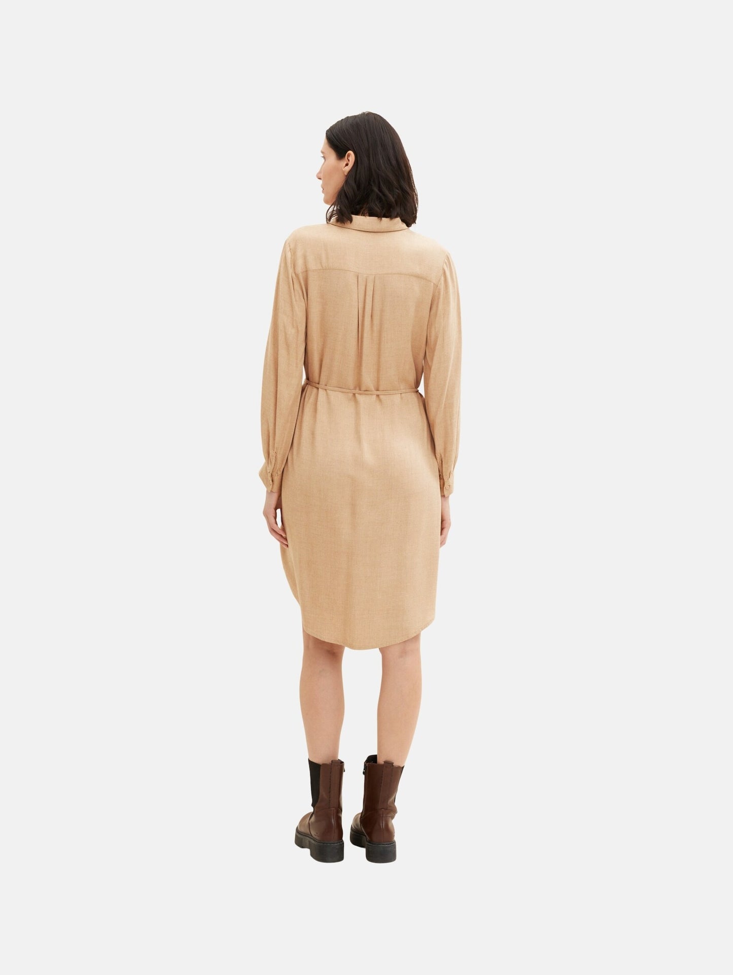 Tom Tailor Mini Jurken Jurk Dames Sand