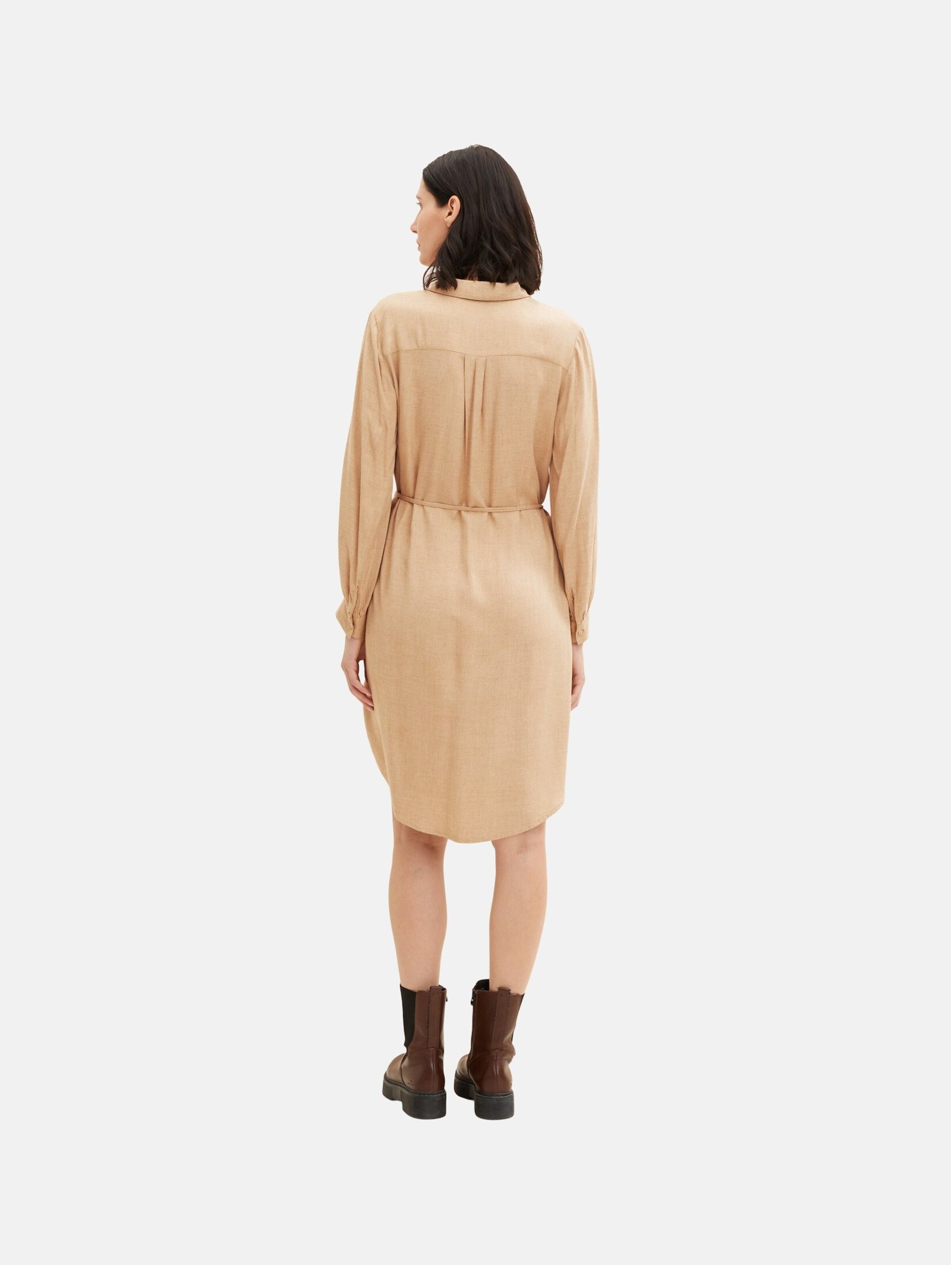 Tom Tailor Mini Jurken Jurk Dames Sand