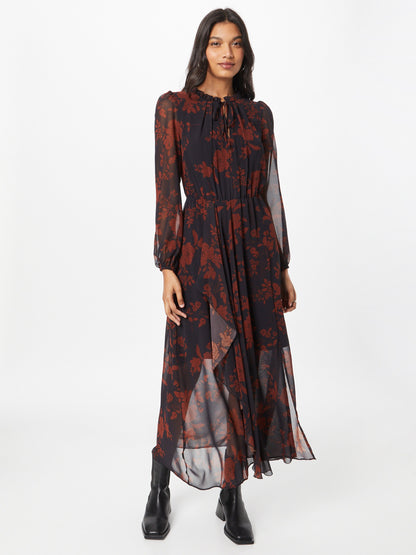 RIANI Maxi Jurken Jurk Dames Nachtblauw