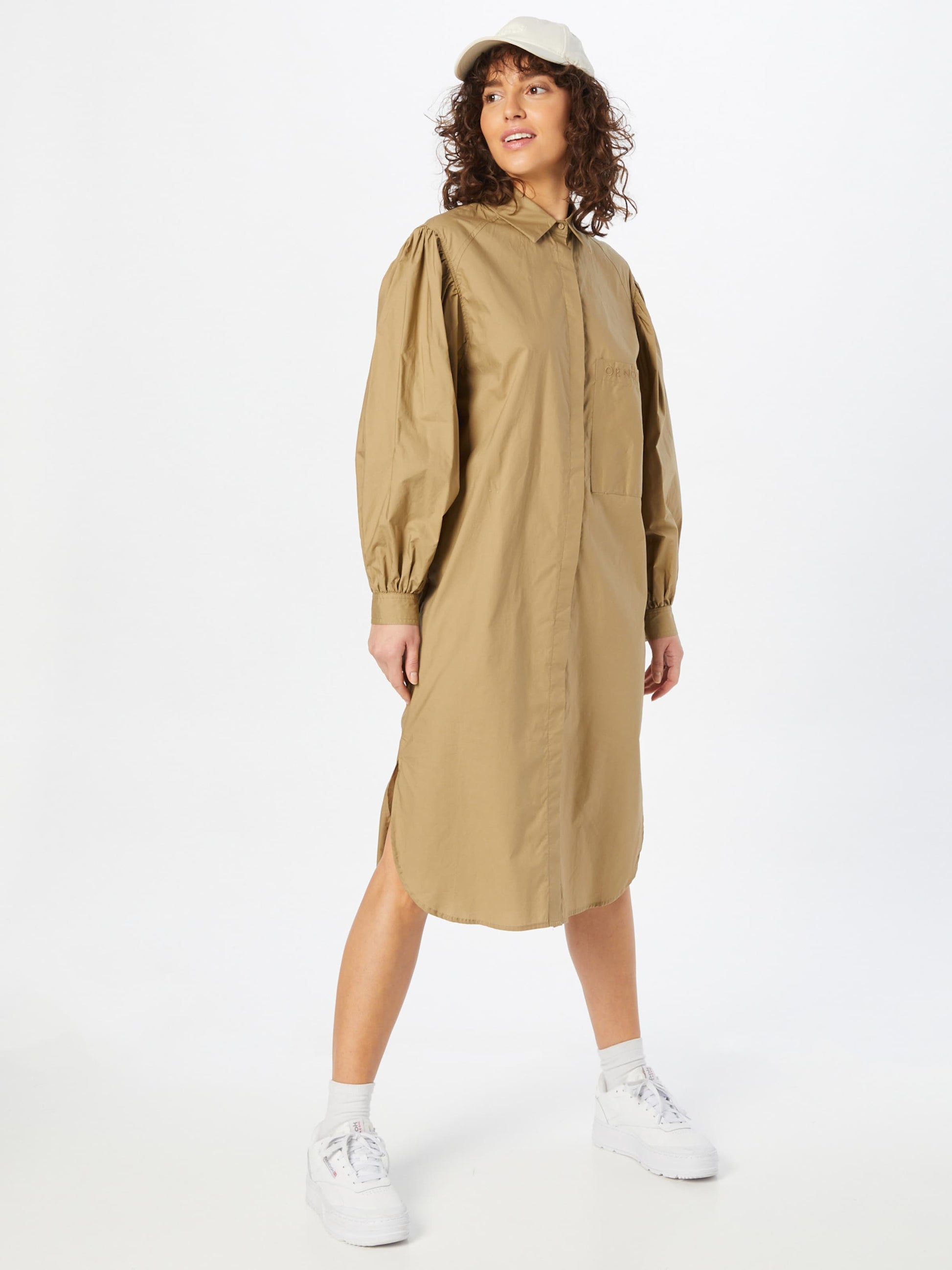  Blousejurken Blousejurk DELILAH Dames Bruin
