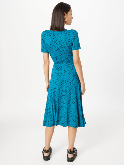 King Louie Blousejurken Blousejurk Erica Dames Blauw
