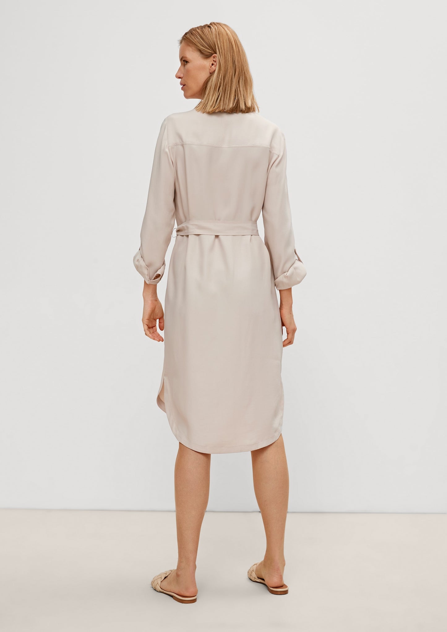 Comma Blousejurken Blousejurk Dames Sand