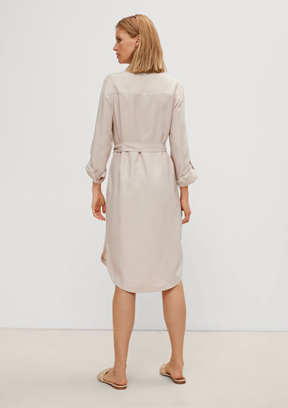 Comma Blousejurken Blousejurk Dames Sand