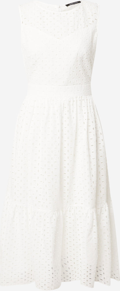 SWING Midi Jurken Jurk Dames Wit
