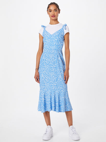  Maxi Jurken Jurk Atalya Dames Navy / Hemelsblauw