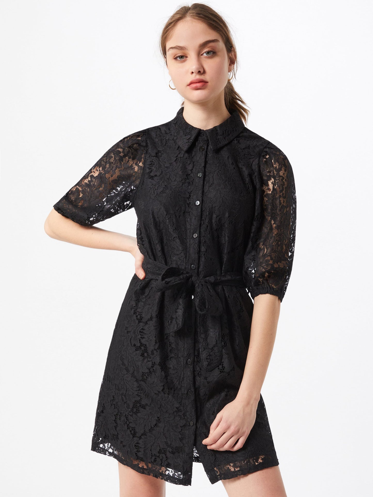 Vero Moda Blousejurken Blousejurk BONNA Dames Zwart