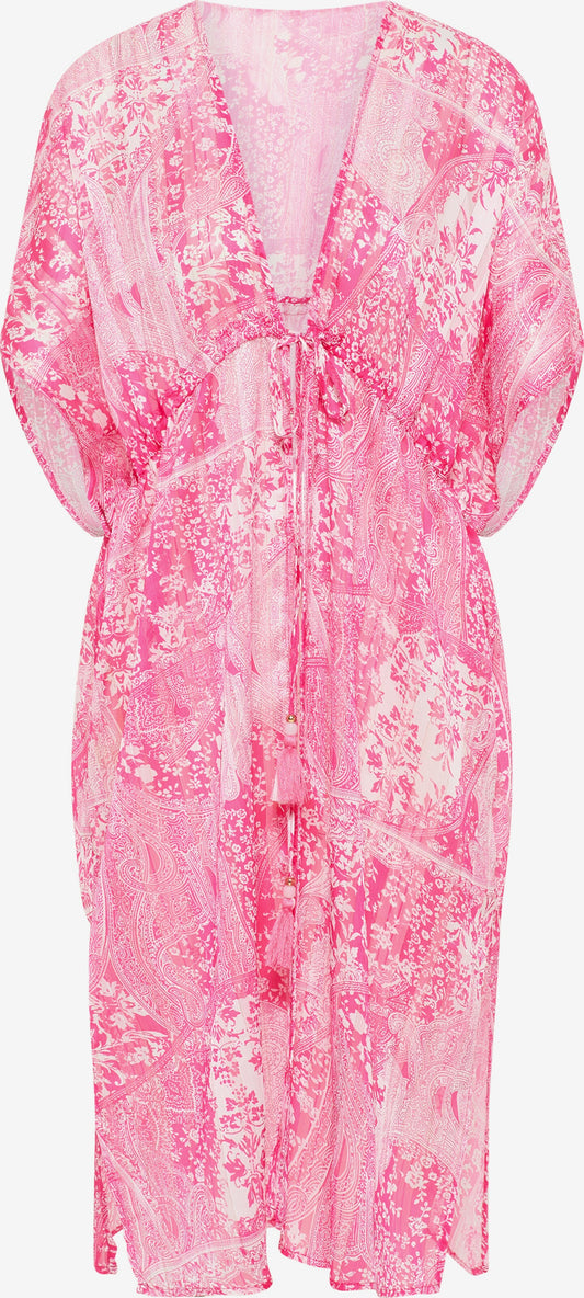IZIA Strandjurkjes Strandjurk Dames Fuchsia