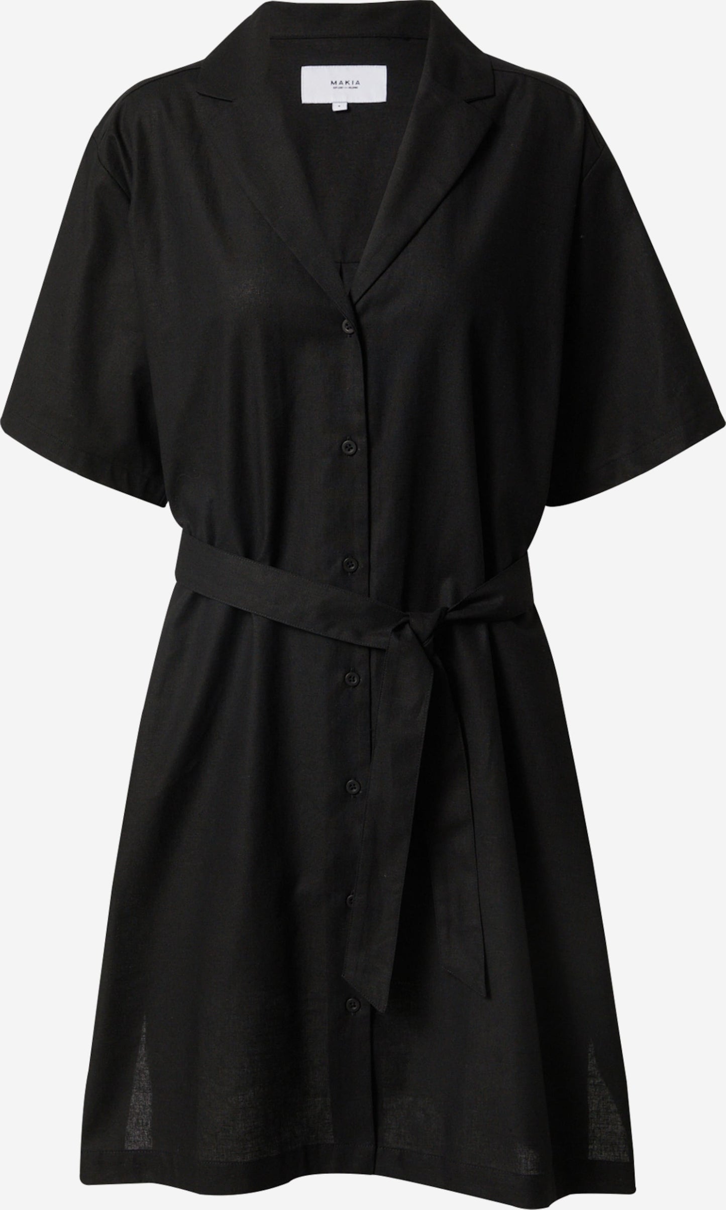 Makia Blousejurken Blousejurk Kiara Dames Zwart