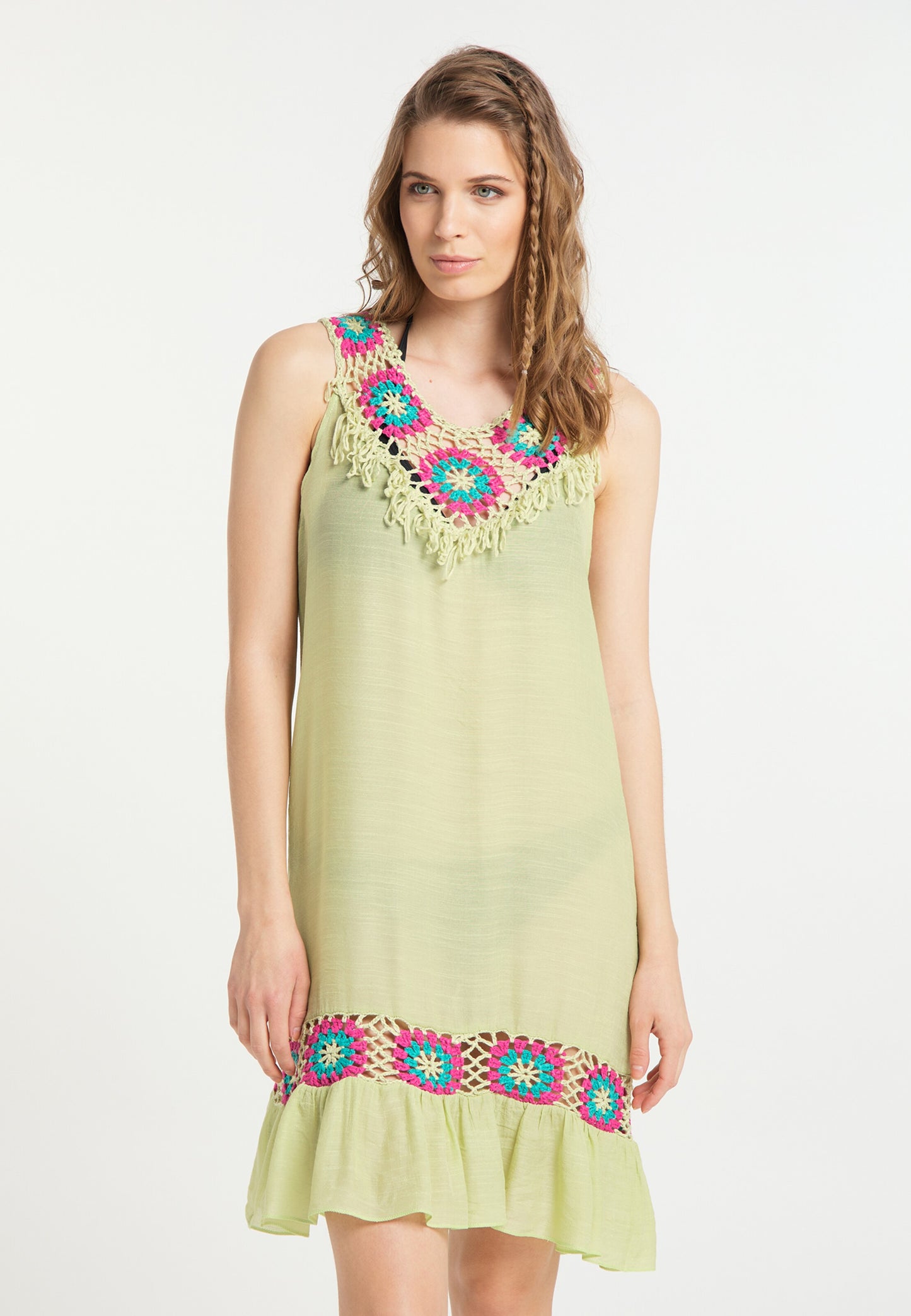  Zomerjurken Zomerjurk Dames Riet / Jade Groen