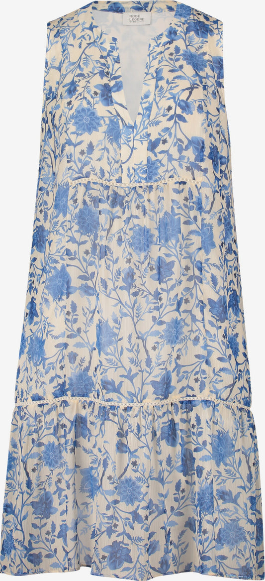 Vera Mont Zomerjurken Zomerjurk Dames Blauw / Wit