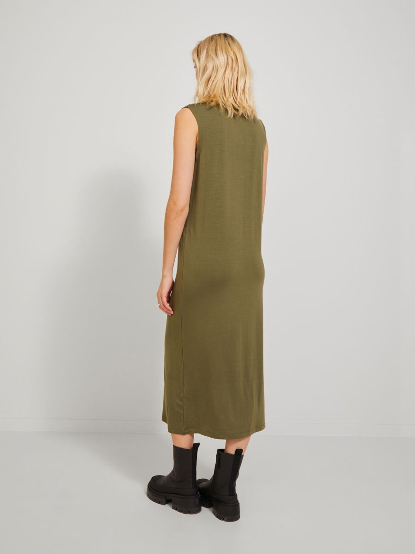 JJXX Maxi Jurken Jurk KELLY Dames Olijfgroen