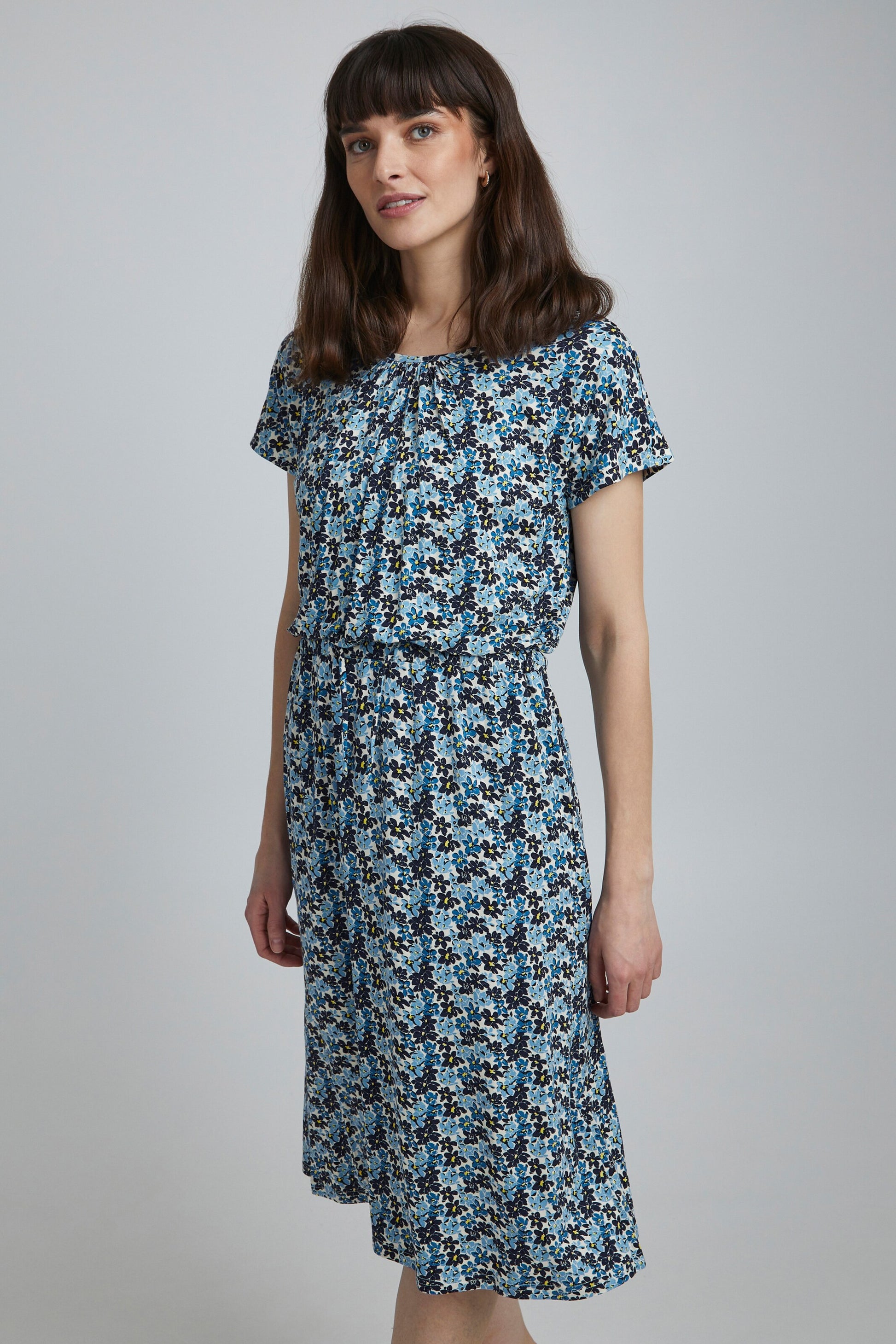 Fransa Mini Jurken Jurk FRFEDOT Dames Blauw
