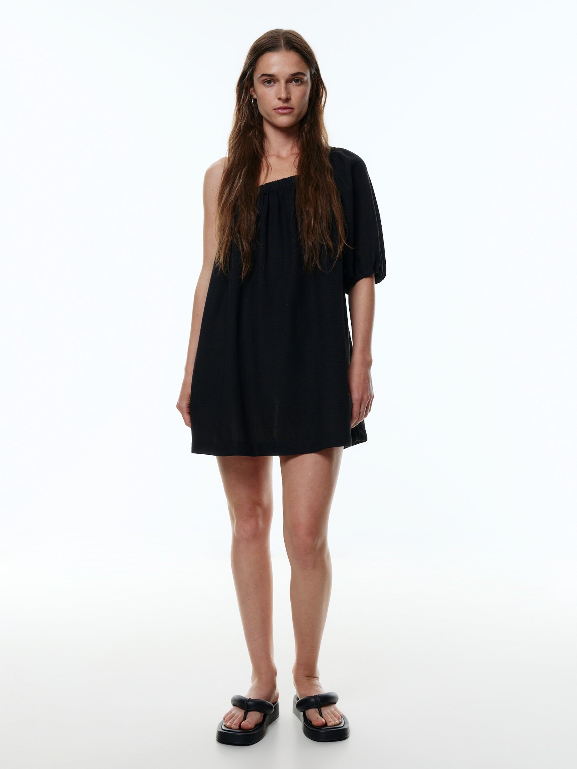 EDITED Mini Jurken Jurk Orely Dames Zwart