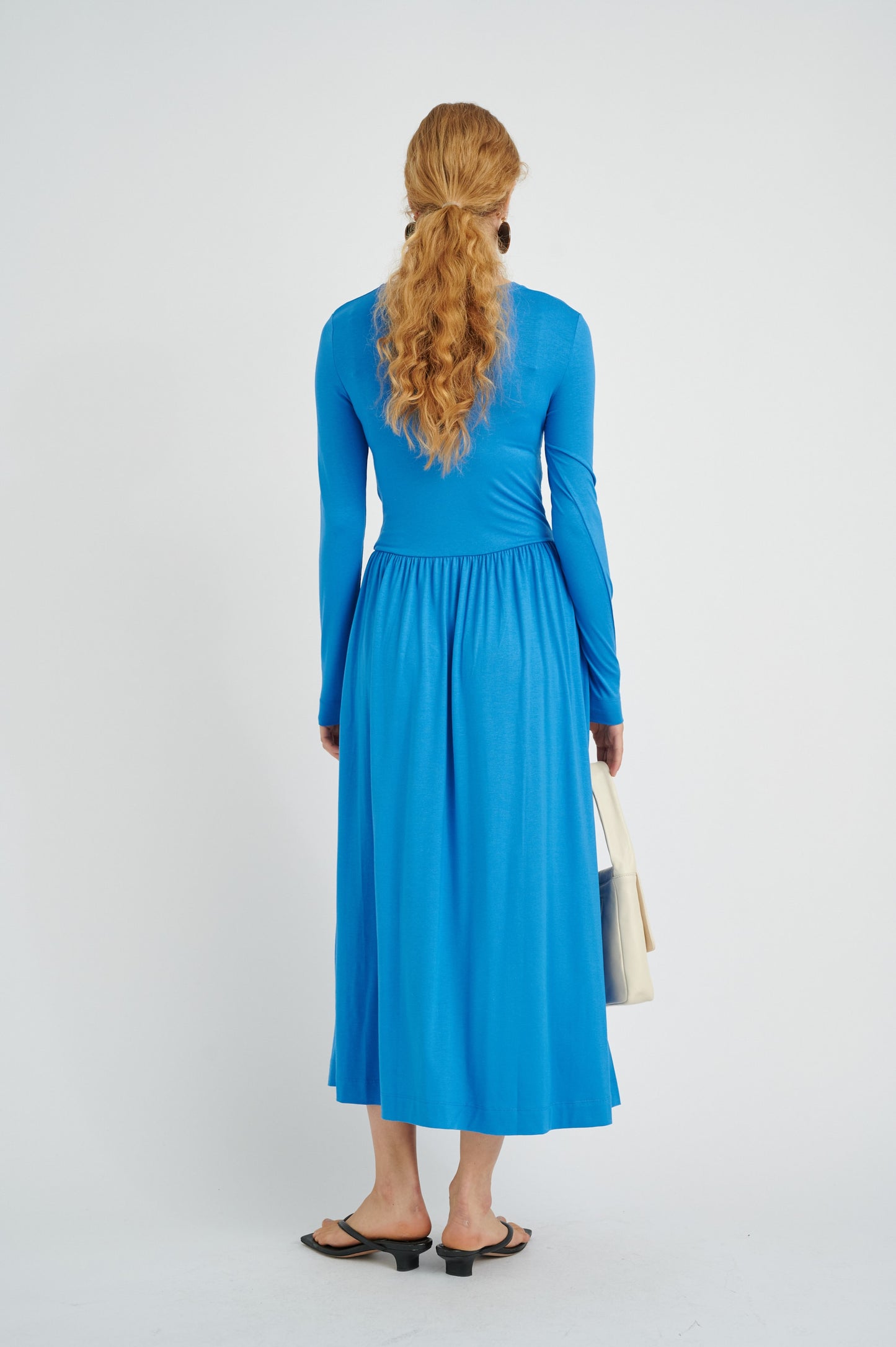 InWear Maxi Jurken Jurk Dames Hemelsblauw