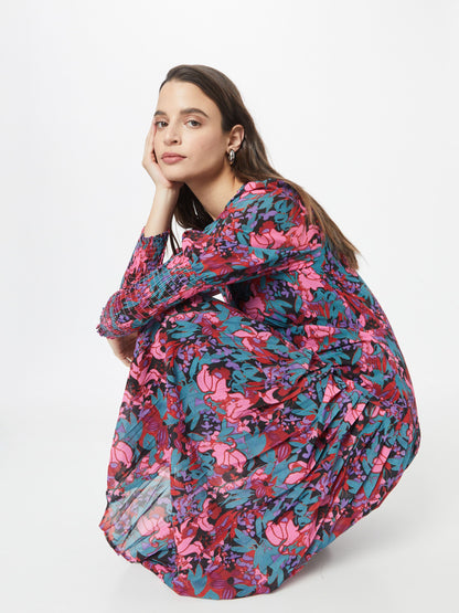 WAREHOUSE Midi Jurken Jurk Dames Pitaja Roze / Oudroze