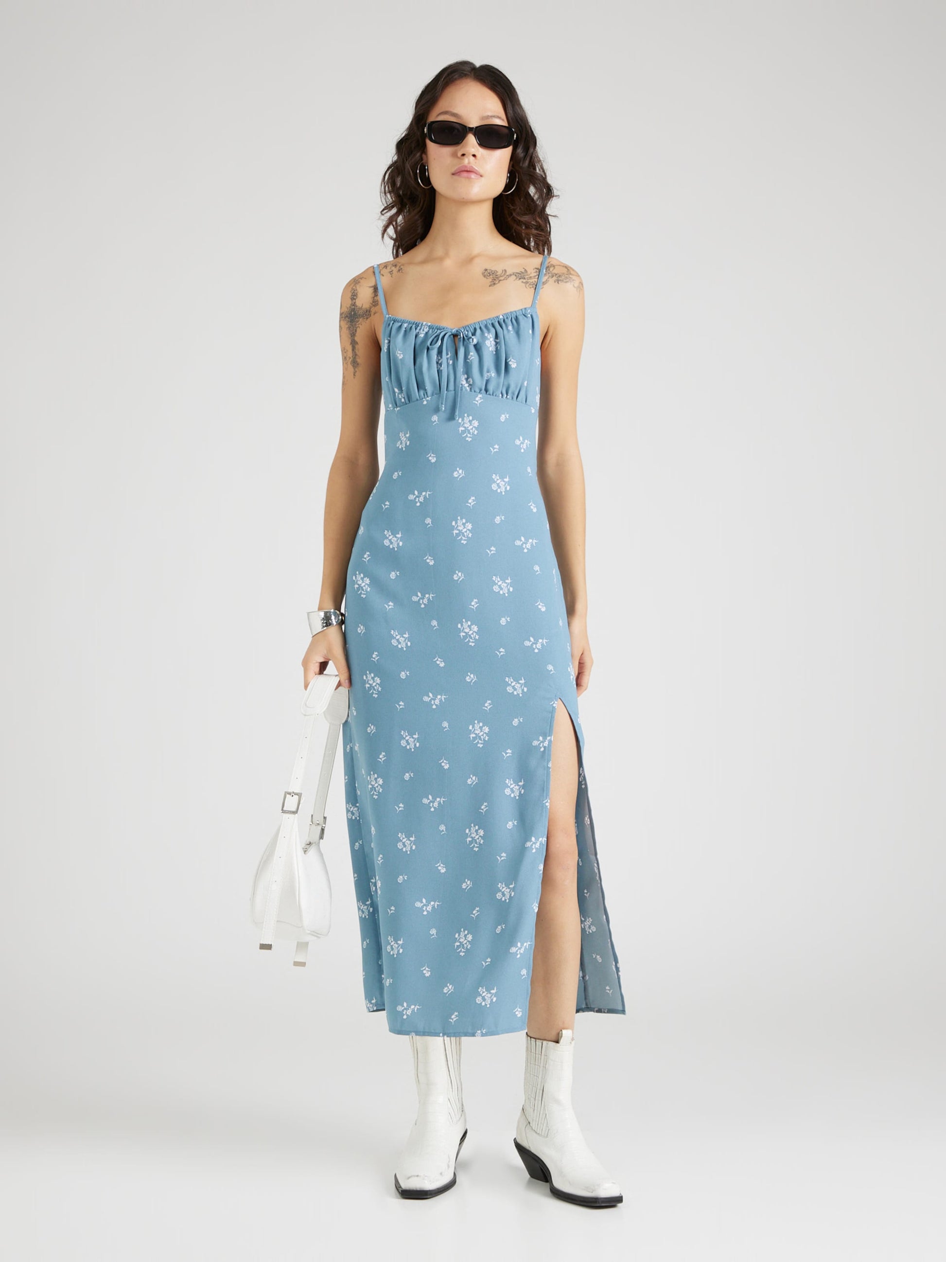 Hollister Maxi Jurken Jurk EMEA Dames Smoky Blue