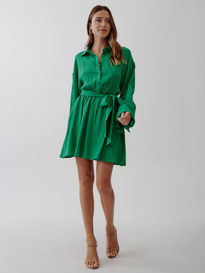 Tussah Blousejurken Blousejurk TANA Dames Groen