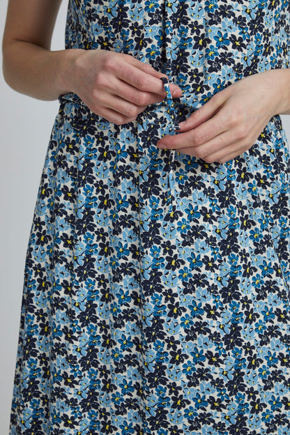 Fransa Mini Jurken Jurk FRFEDOT Dames Blauw