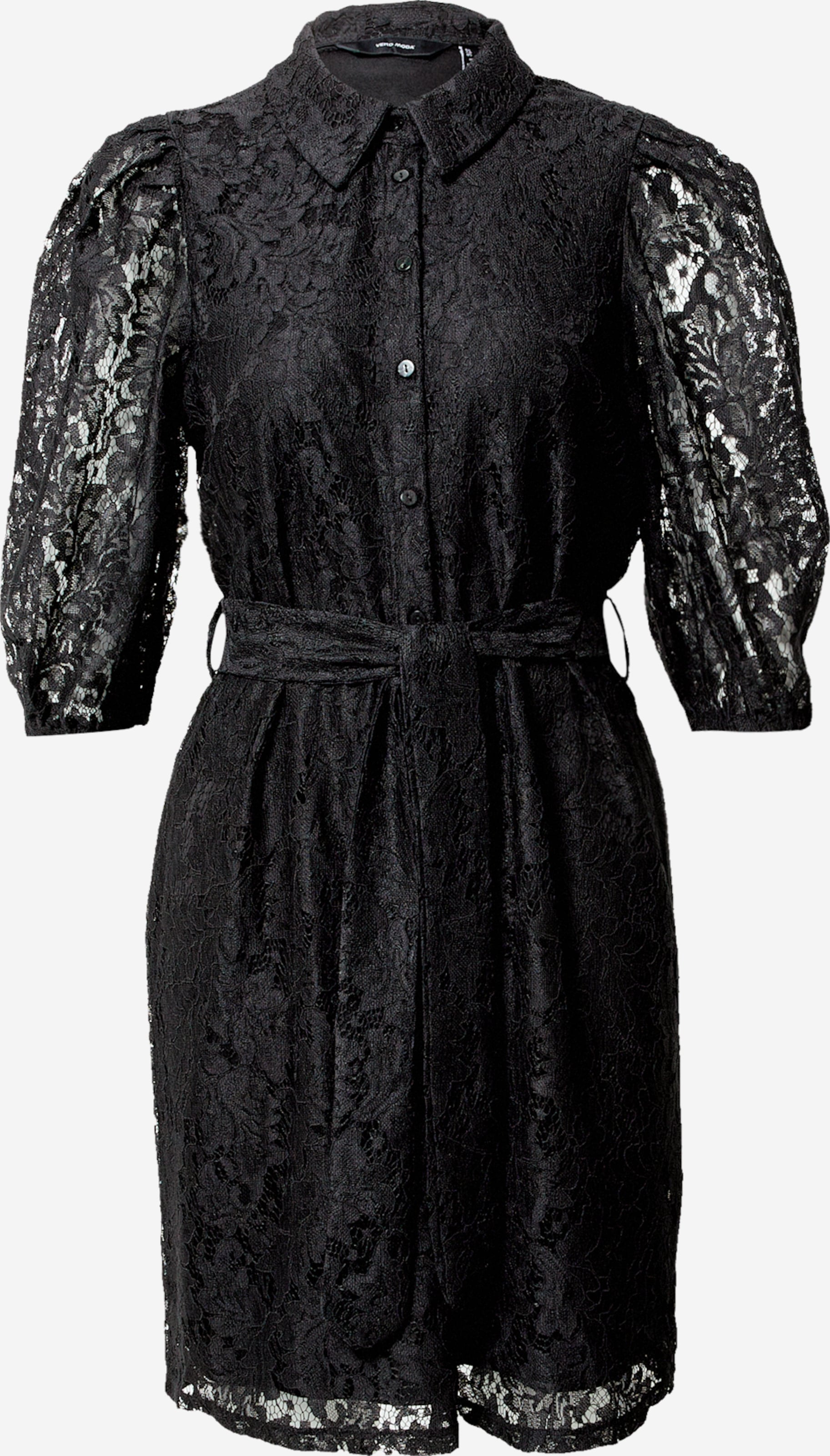 Vero Moda Blousejurken Blousejurk BONNA Dames Zwart