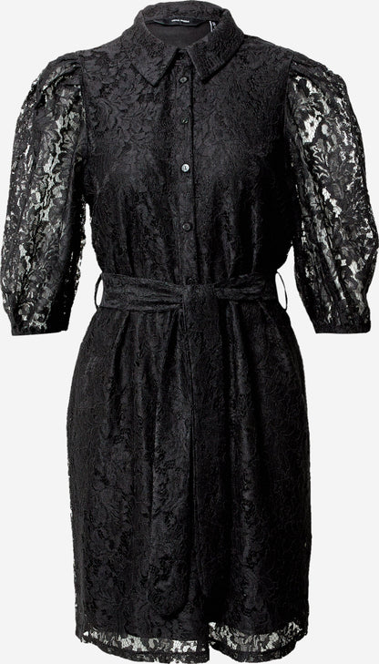 Vero Moda Blousejurken Blousejurk BONNA Dames Zwart