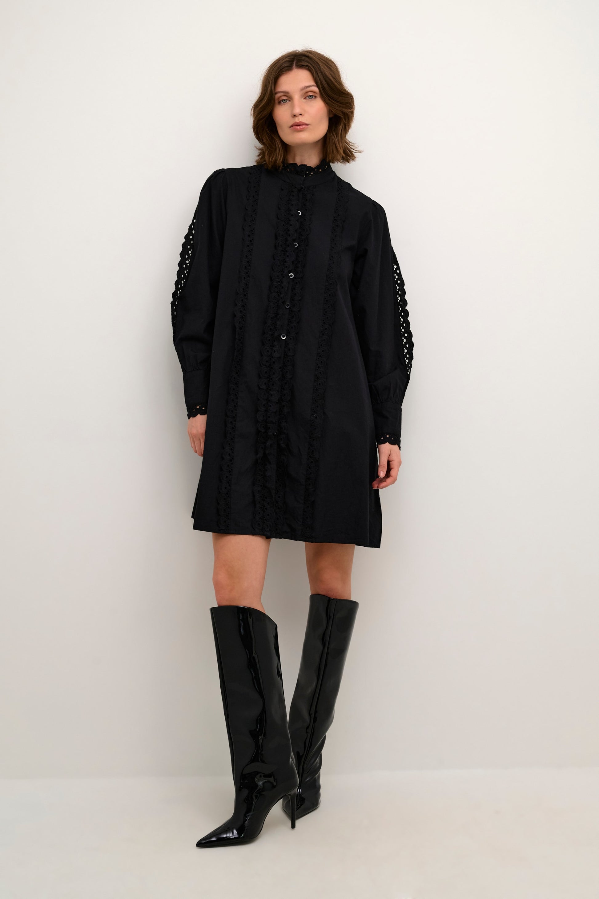  Blousejurken Blousejurk Janelle Dames Zwart