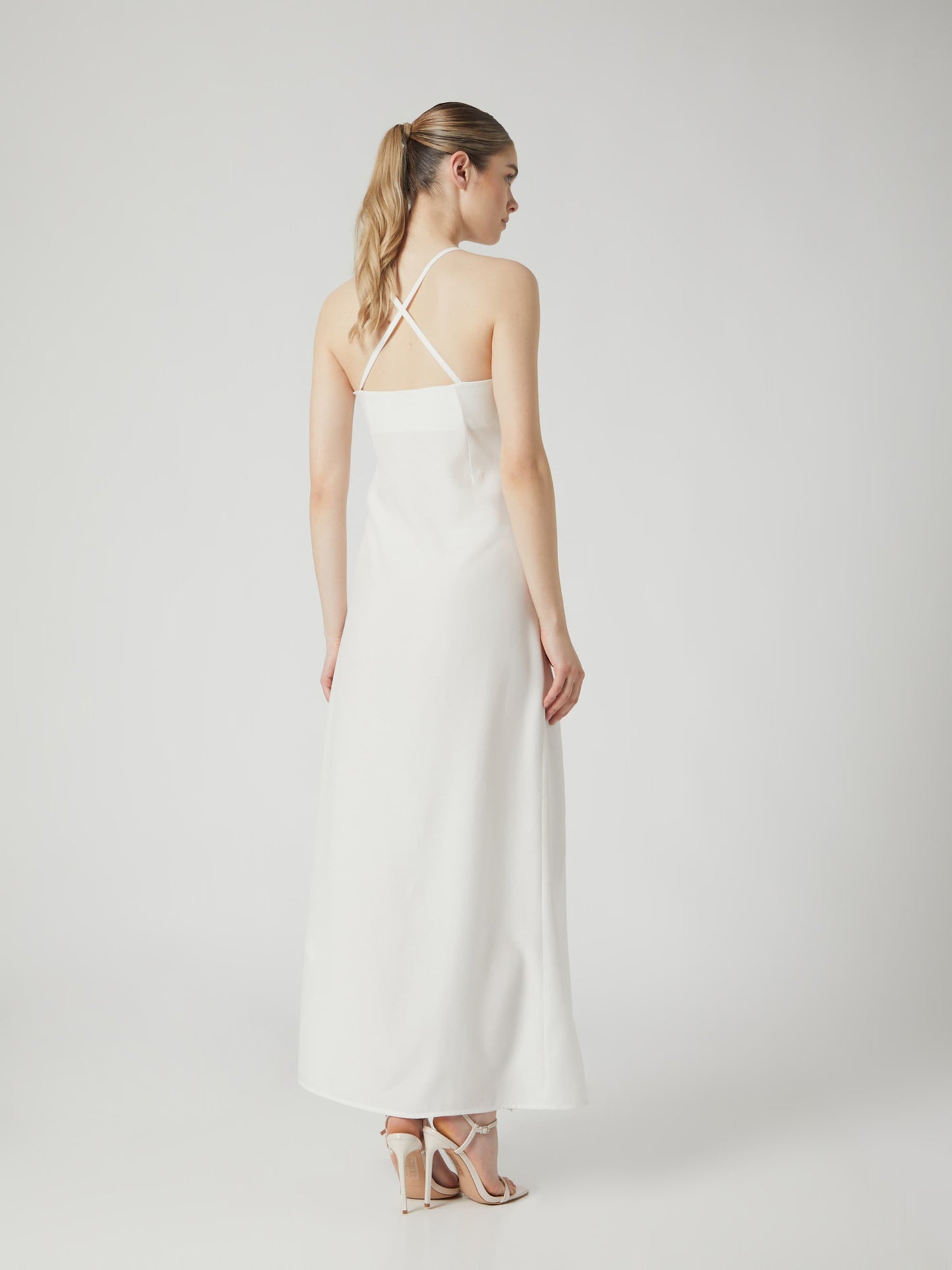  Avondjurken Avondjurk Louisa Dames Offwhite