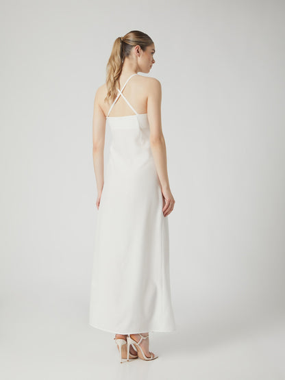  Avondjurken Avondjurk Louisa Dames Offwhite