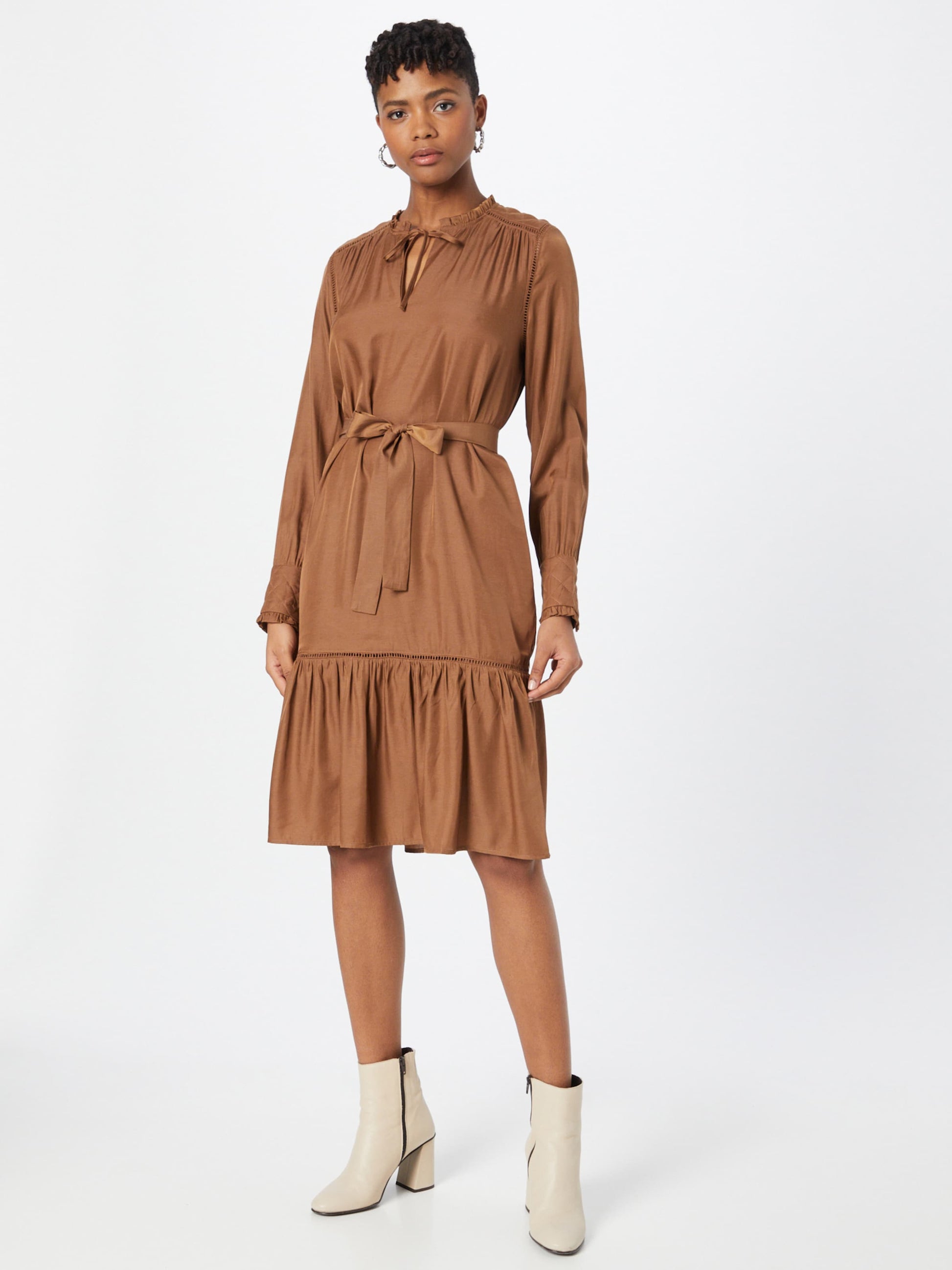 Coster Copenhagen Blousejurken Blousejurk Dames Bruin