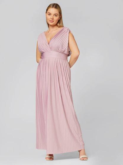  Midi Jurken Jurk Linnea Dames Poederroze