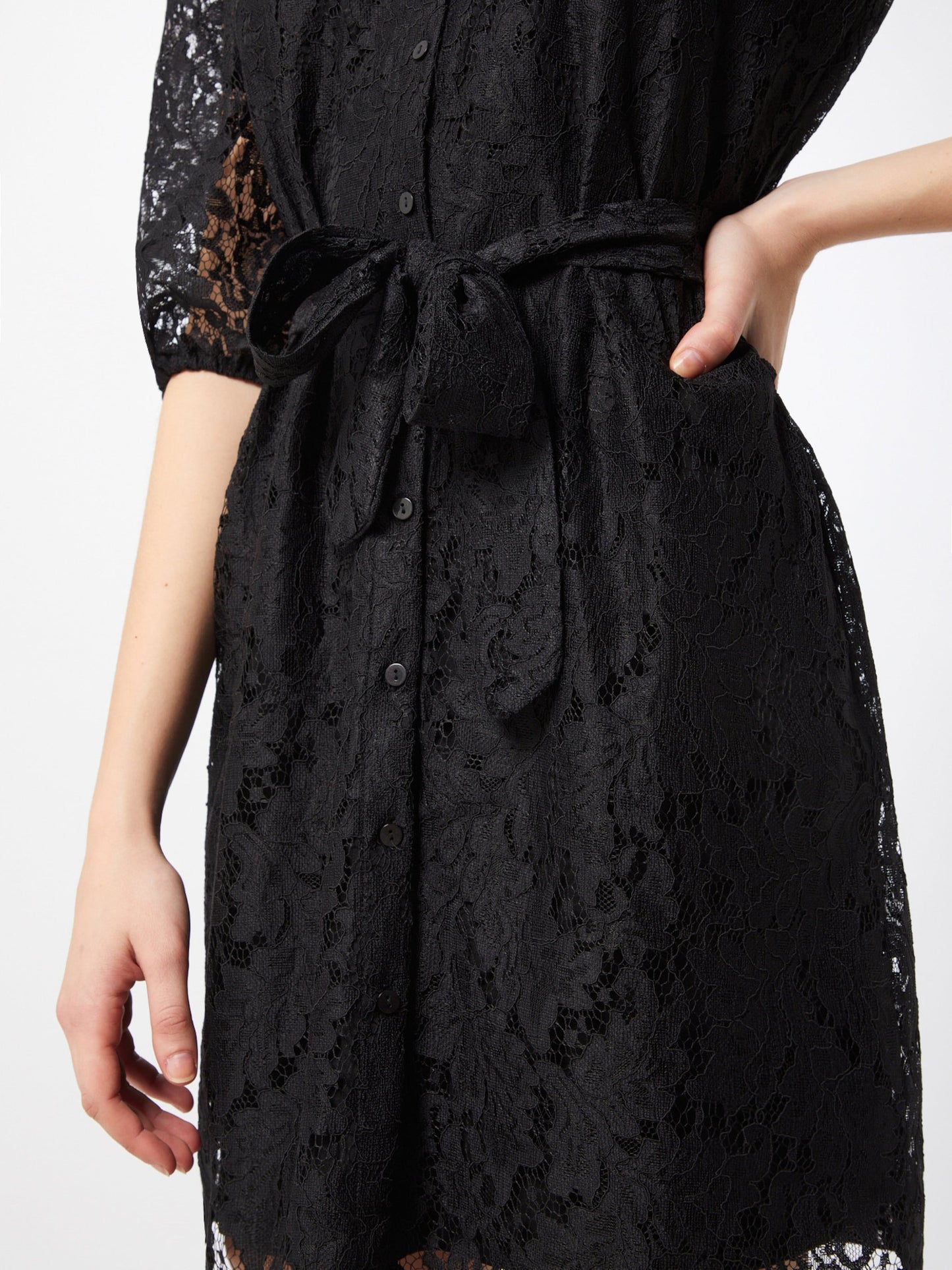 Vero Moda Blousejurken Blousejurk BONNA Dames Zwart