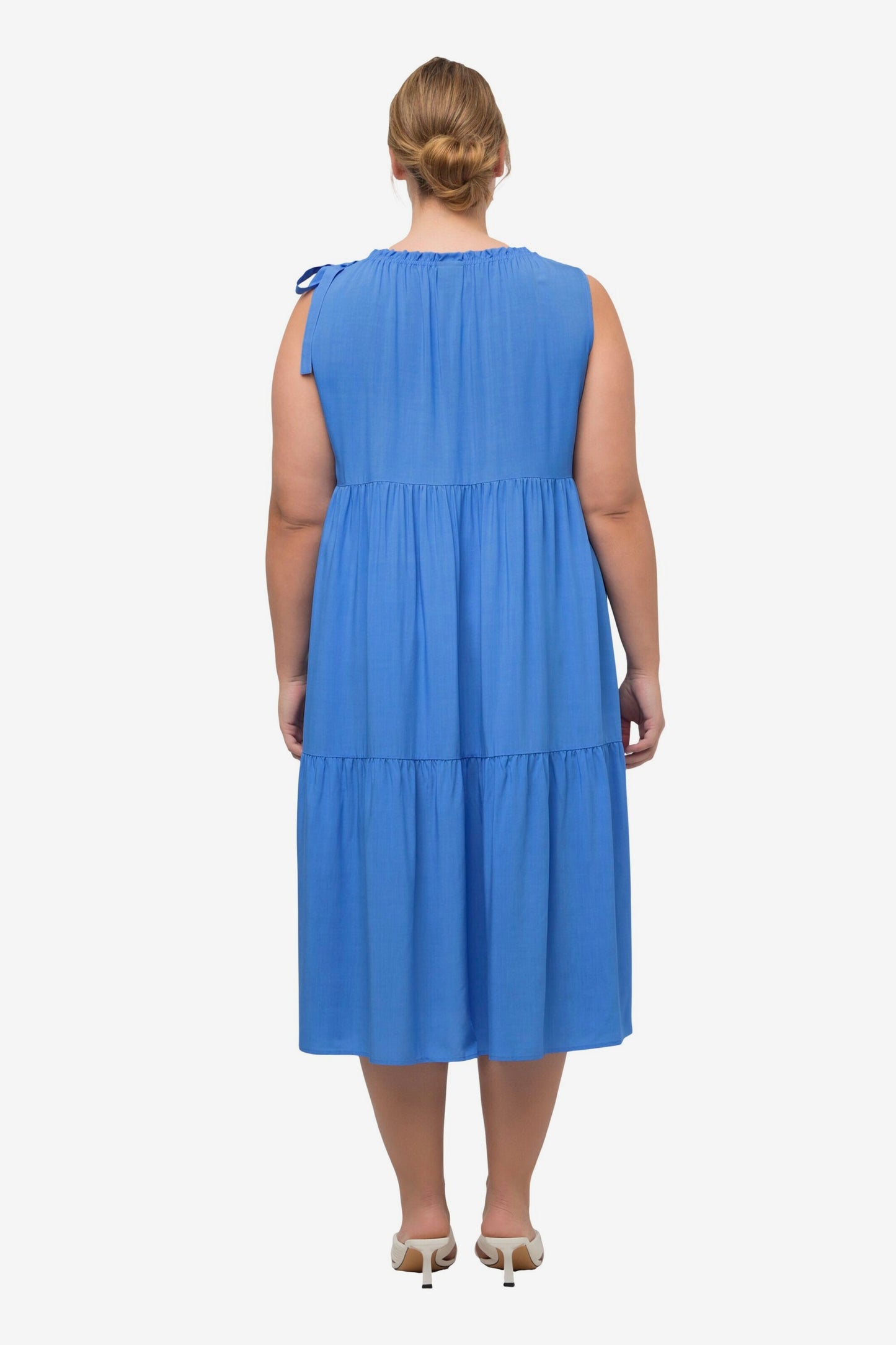 Ulla Popken Zomerjurken Zomerjurk Dames Blauw