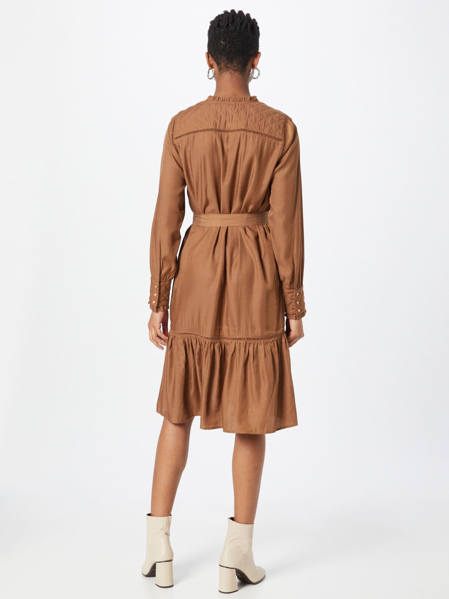 Coster Copenhagen Blousejurken Blousejurk Dames Bruin