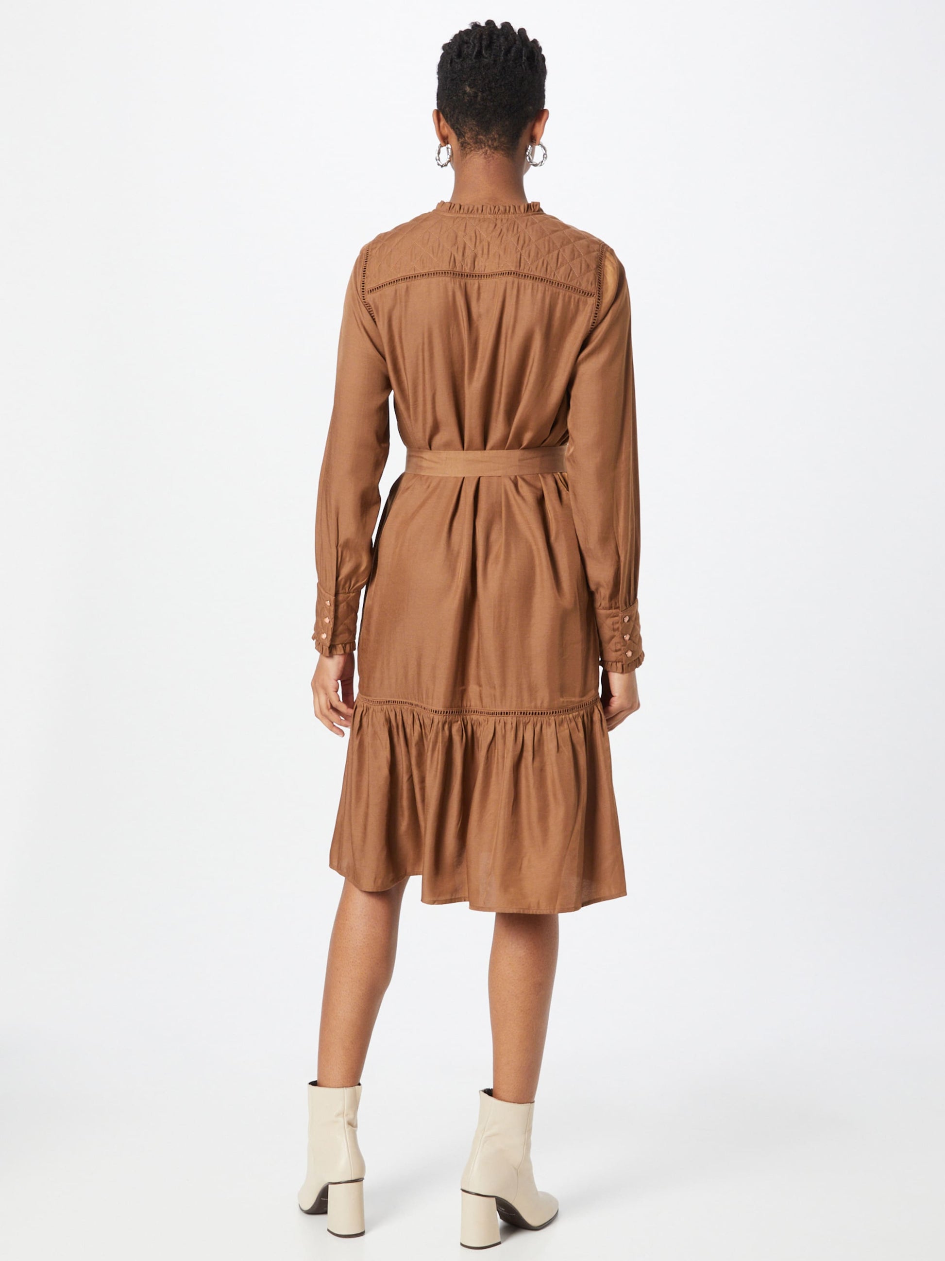 Coster Copenhagen Blousejurken Blousejurk Dames Bruin