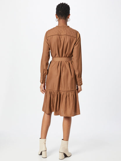 Coster Copenhagen Blousejurken Blousejurk Dames Bruin