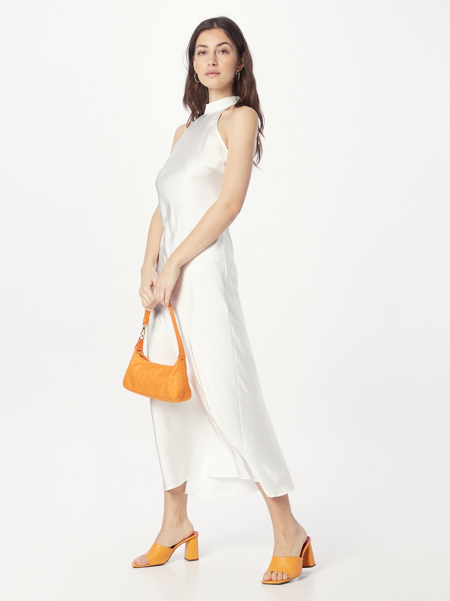 WAREHOUSE Maxi Jurken Jurk Dames Parelwit