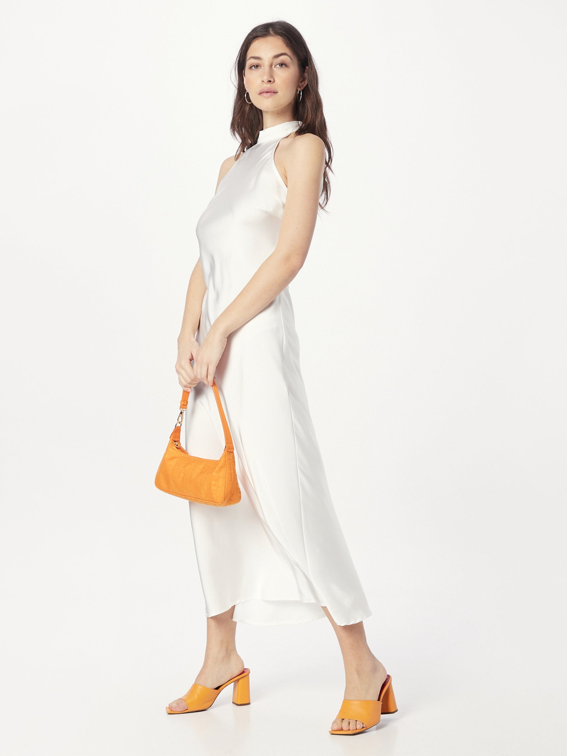 WAREHOUSE Maxi Jurken Jurk Dames Parelwit
