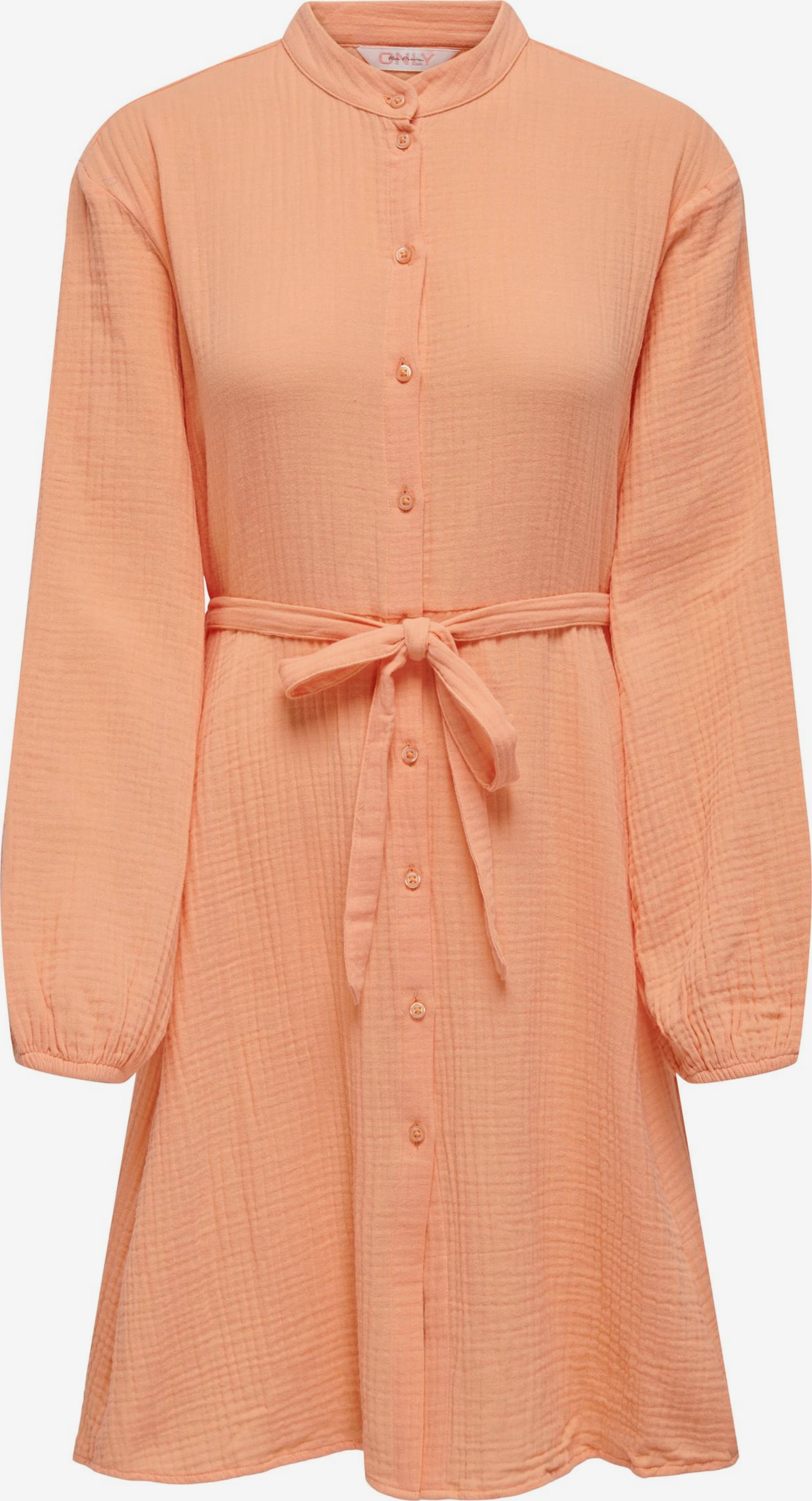 ONLY Blousejurken Blousejurk THYRA Dames Abrikoos