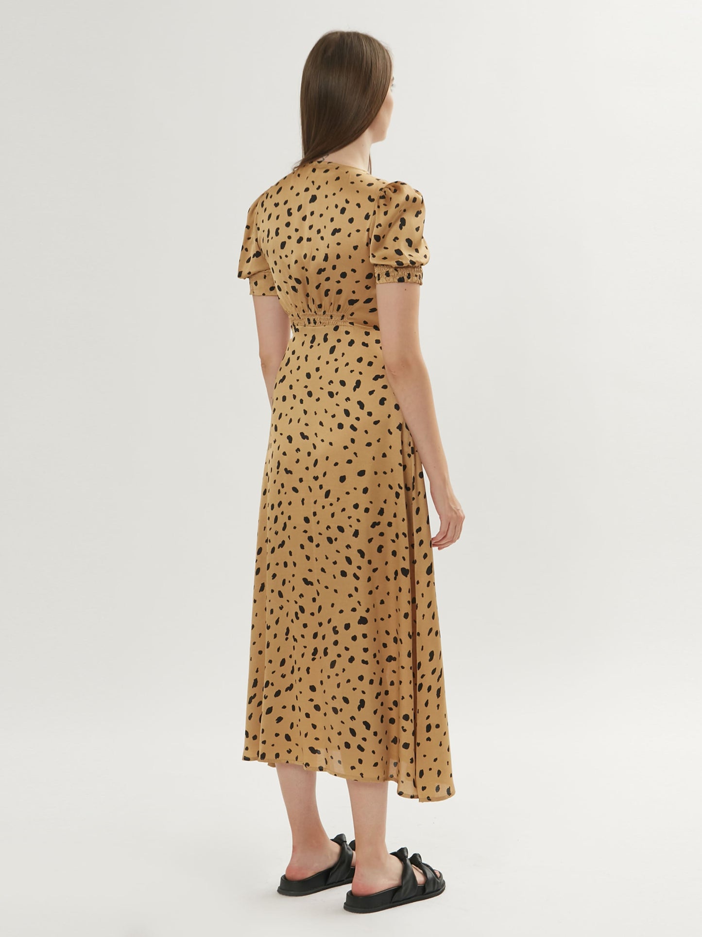  Maxi Jurken Jurk Dames Champagne