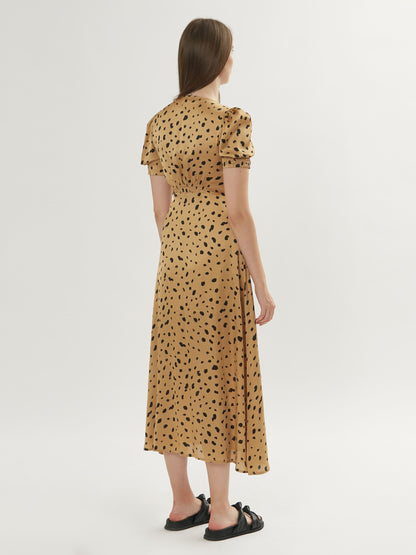  Maxi Jurken Jurk Dames Champagne